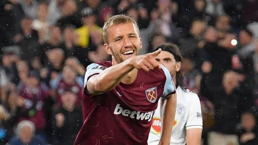 Tomás Soucek marcou o terceiro gol do West Ham