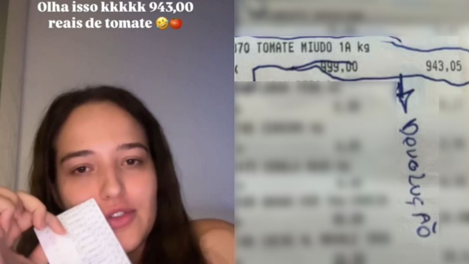 Tomate de ouro? Influenciadora paga R$ 943 por 1 kg e só percebe dias depois; veja vídeo
