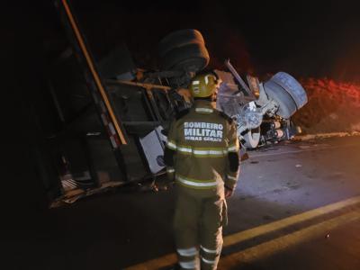 Bombeiro Militar em cena de tomabamento, no Norte de Minas