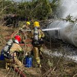 BR-251, em MG, é totalmente interditada para transbordo de carga inflamável; entenda