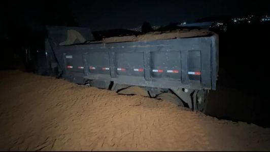 Toneladas de minério eram retiradas de terreno no bairro Olhos D' Água