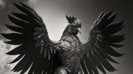 Torcedor do Atlético usou a criatividade para homenagear o Galo na Arena MRV