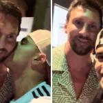 Torcedor da beijo no rosto de Messi e viraliza nas redes; veja vídeo