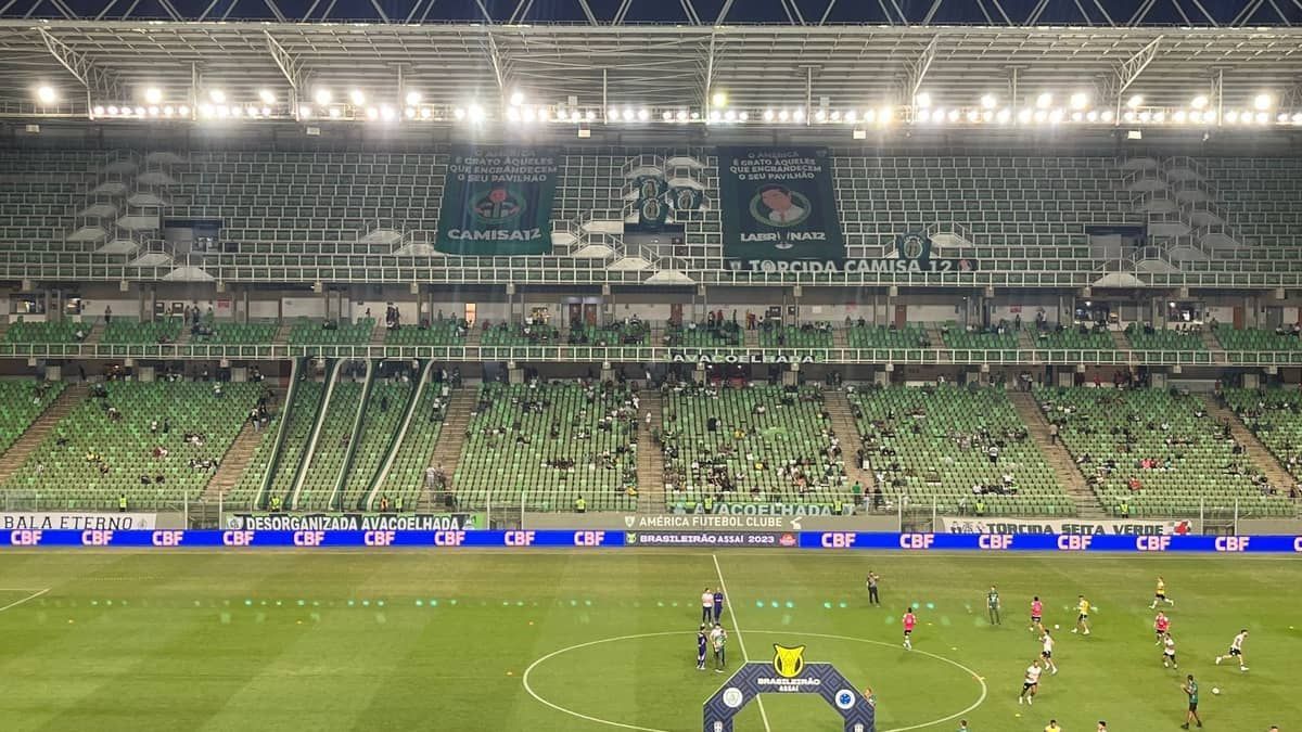 Torcida do América quer ‘fim da zica’ no Brasileiro em cima do Cruzeiro