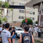 Início da chegada dos torcedores do Atlético ao Independência para o clássico é tranquila