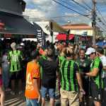 América: veja concentração da torcida do Coelho antes da final do Mineiro
