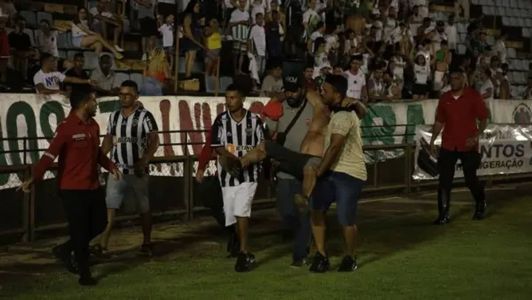 Torcedores do Atlético precisaram de atendimento médico durante a partida