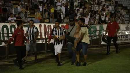 Torcedores do Atlético precisaram de atendimento médico durante a partida