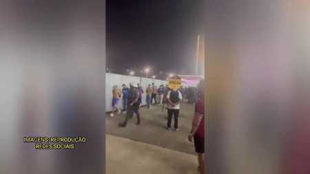 Torcedores do Fortaleza detidos após jogo contra o Corinthians, em São Paulo