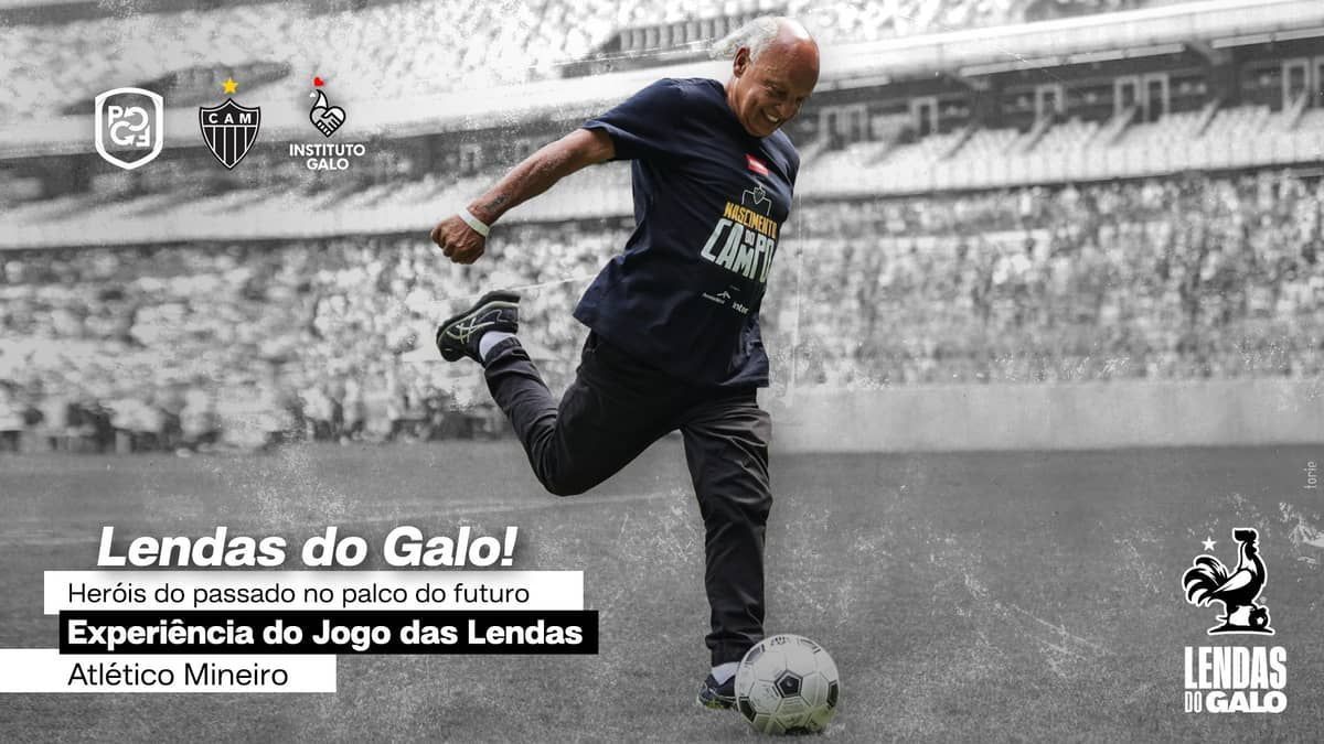 Atlético: Play for a Cause vende ingressos para 'experiência VIP' no Lendas o Galo