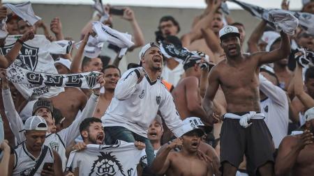 Torcida do Atlético fez grande festa na vitória do Galo no Morumbi