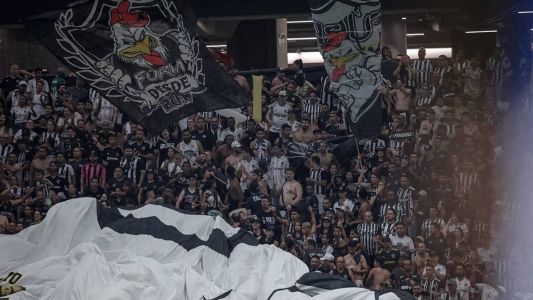 Torcida do Atlético compareceu em grande número na Arena MRV