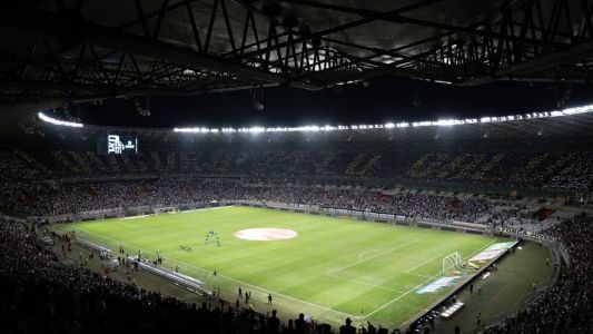 Torcida do Atlético compareceu em bom número ao Mineirão