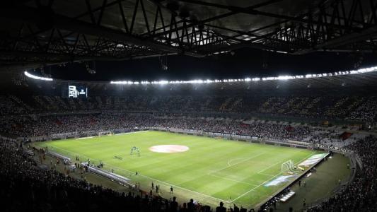 Torcida do Atlético compareceu em bom número ao Mineirão