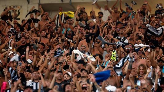 Torcida do Botafogo presente no Maracanã