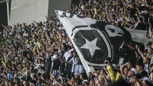 Torcida do Botafogo presente no Nilton Santos