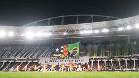 Torcida do Botafogo tem feito sua parte no Nilton Santos