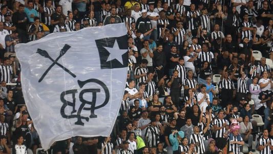 Torcida do Botafogo presente no Nilton Santos