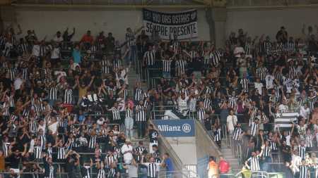 Torcida do Botafogo no Allianz Parque, do Palmeiras
