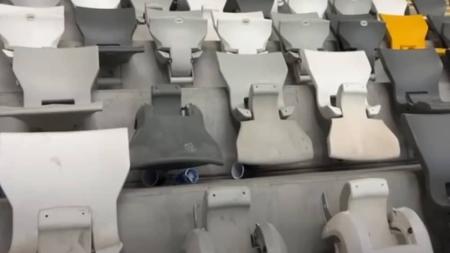 Torcida do Cruzeiro destruiu diversas cadeiras na Arena MRV