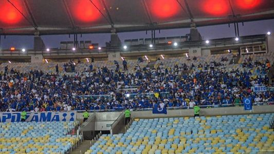 Torcida do Cruzeiro estará quarta-feira (20), no Maracanã