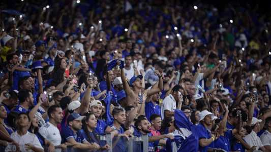 Torcida do Cruzeiro em jogo no Mineirão