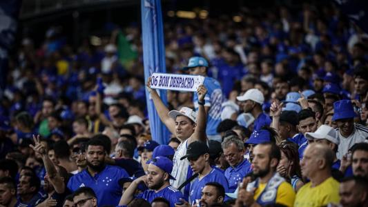 Torcida do Cruzeiro no Mineirão, em Belo Horizonte