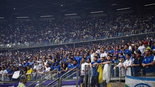 Torcida do Cruzeiro no Mineirão