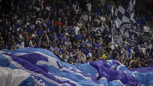 Torcida do Cruzeiro em jogo contra o São Paulo