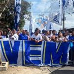 Torcedores do Cruzeiro protestam na Toca II em véspera do clássico