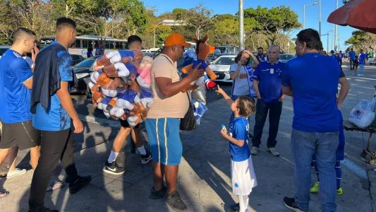 Torcida do Cruzeiro comparece em grande número no Mineirão