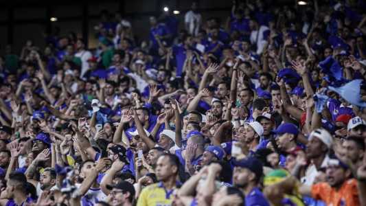 Torcida do Cruzeiro no Mineirão, em Belo Horizonte