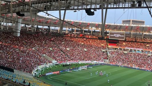 Torcida do Flamengo presente no Maracanã