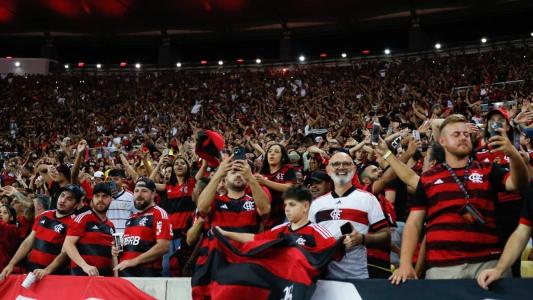 Torcida do Flamengo presente no Maracanã