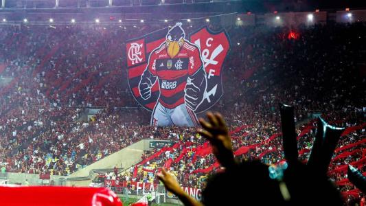 Torcida do Flamengo presente no Maracanã