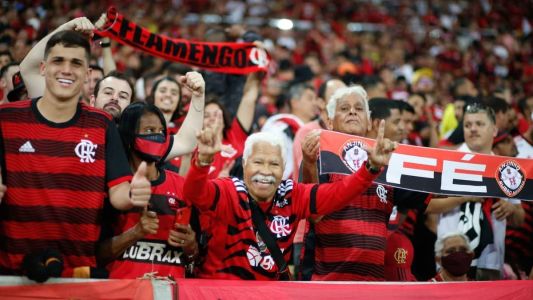 Torcida do Flamengo presente no Maracanã