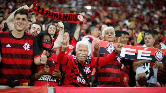 Torcida do Flamengo presente no Maracanã