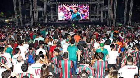 Torcida do Fluminense poderá acompanhar a decisãi em um telão