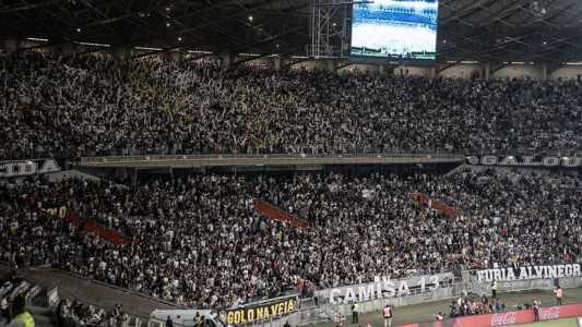 Torcida do Galo lotou o Mineirão no duelo contra o Palmeiras