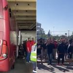 Inter é recebido em Porto Alegre em meio a protesto com bombas, tiros e gás de pimenta