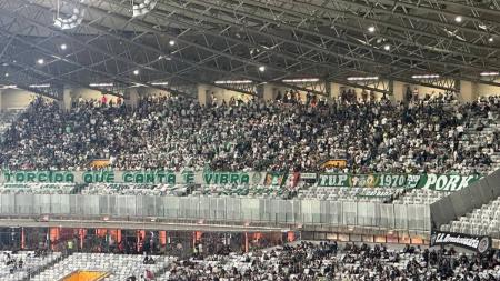 Torcida do Palmeiras lotou espaço dos visitantes no Mineirão