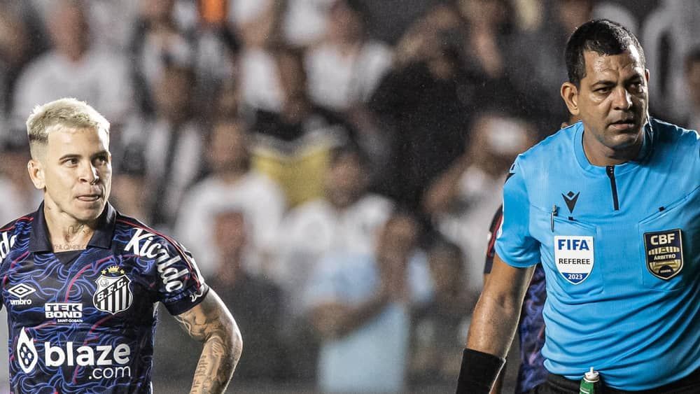 Santos x Coritiba: CBF admite erro da arbitragem em pênalti de Dodô