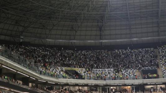 Torcida visitante fica localizada no Setor Norte da Arena MRV