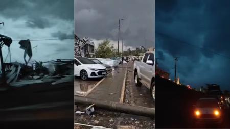 Tornado no Paraná: governador anuncia força-tarefa e afirma que ventos chegaram a 250 km/h