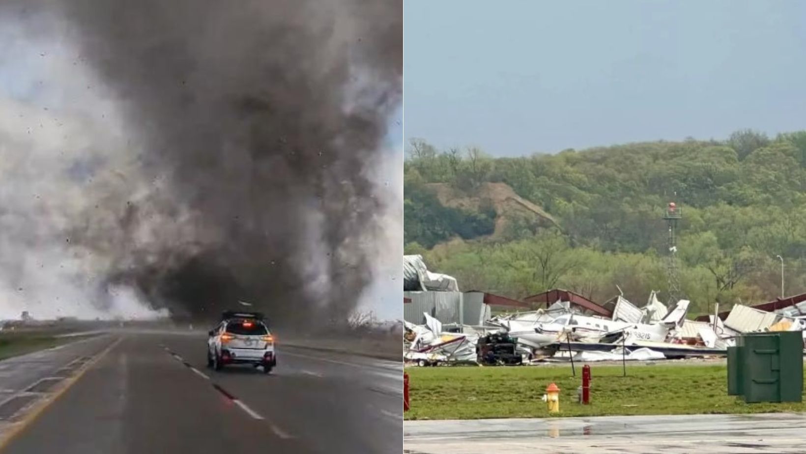 Vídeo: tornados atingem Estados Unidos, destroem casas e deixam feridos