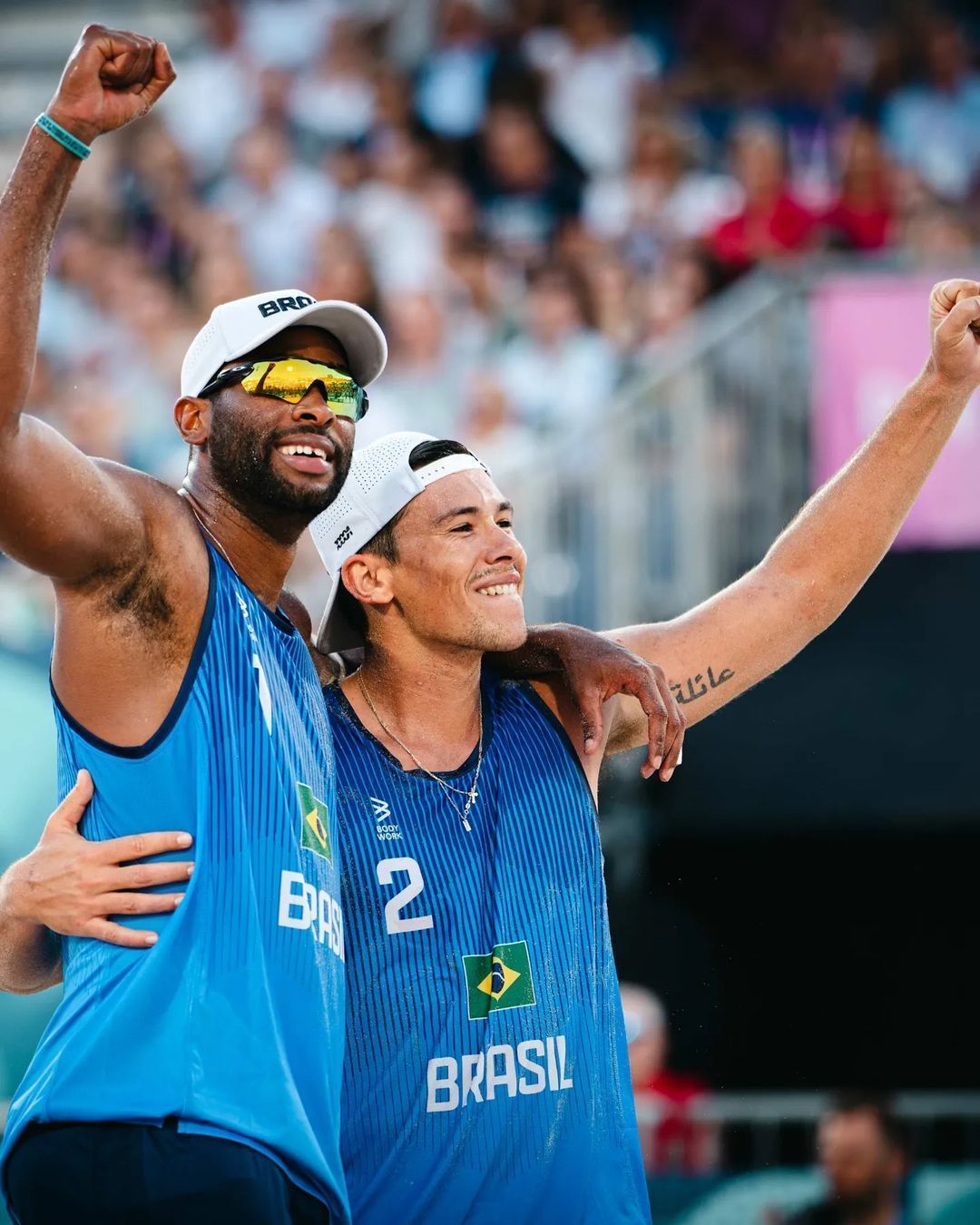 Paris 2024: Evandro e Arthur estreiam com vitória sobre a Áustria no vôlei de praia