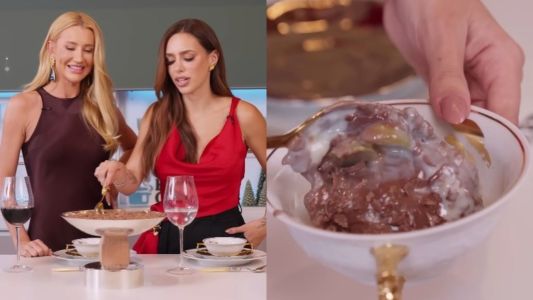 Ana Paula Siebert e Bruna Biancardi fazem receita de torta de uva