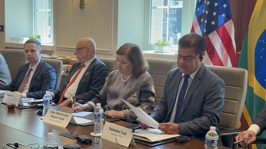 Senador Nelsinho Trad em Washington para tratar sobre tarifaço