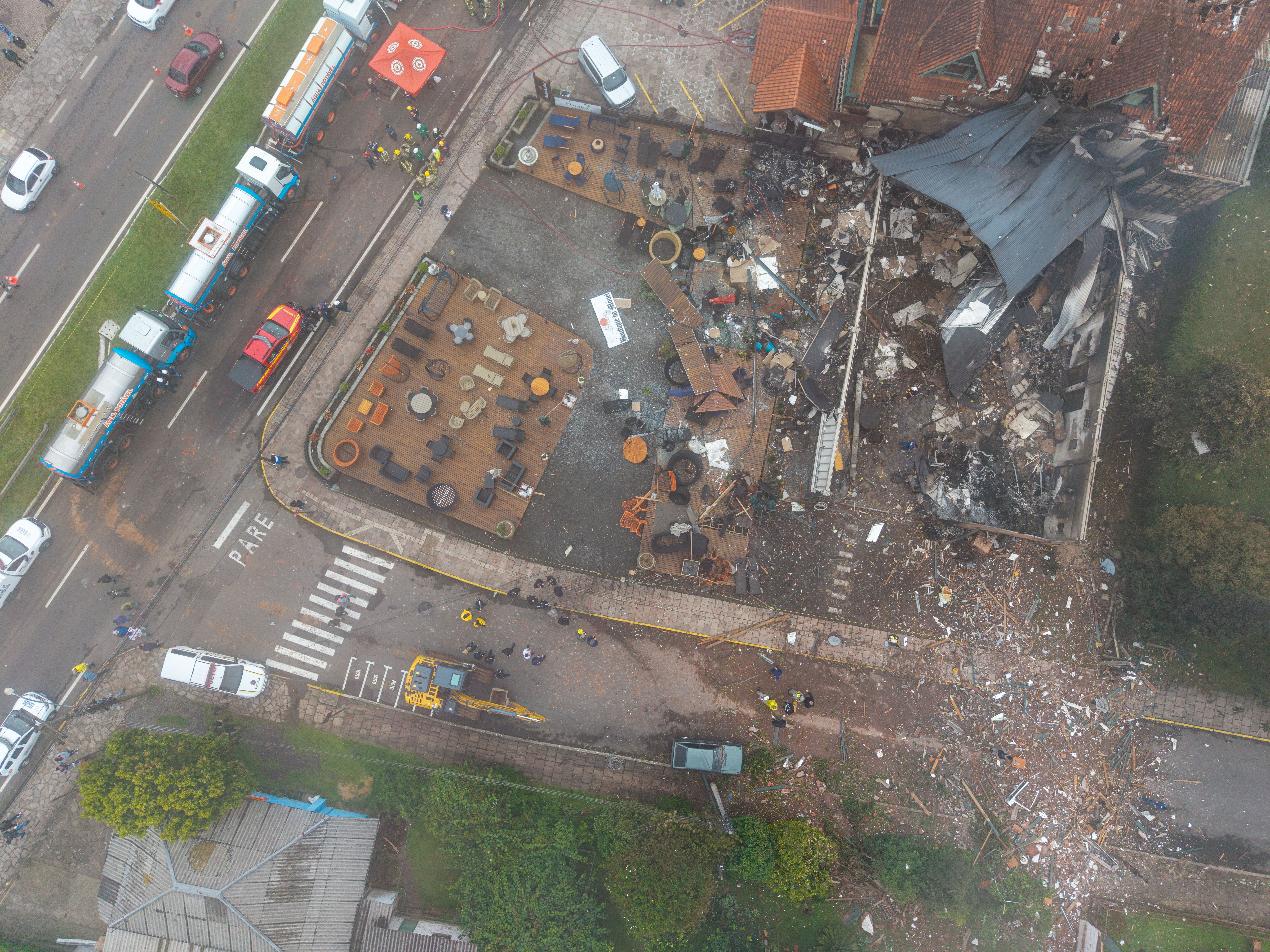 Tragédia em Gramado: veja imagens de como ficou local onde avião caiu e matou 10 pessoas