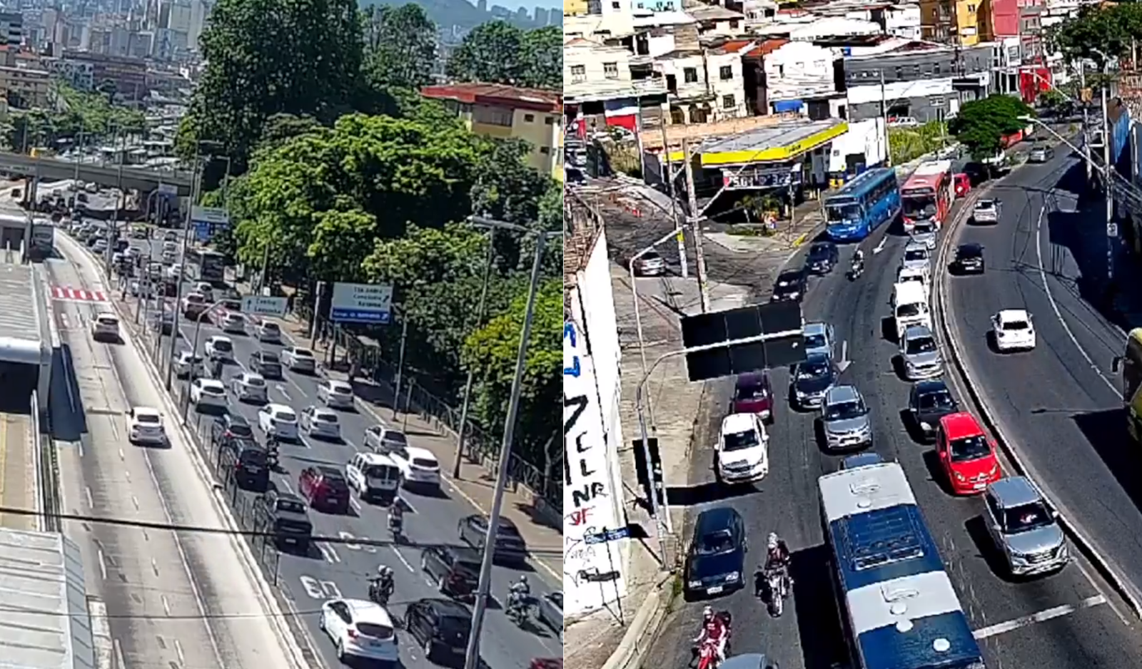 BH tem trânsito lento na véspera do feriado; veja pontos de retenção